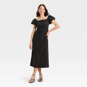 A New Day Women’s Puff Short Sleeve Maxi Dress